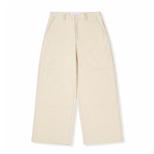 DAYCODE - UTILITY WIDE TROUSER - LT.BEIGE