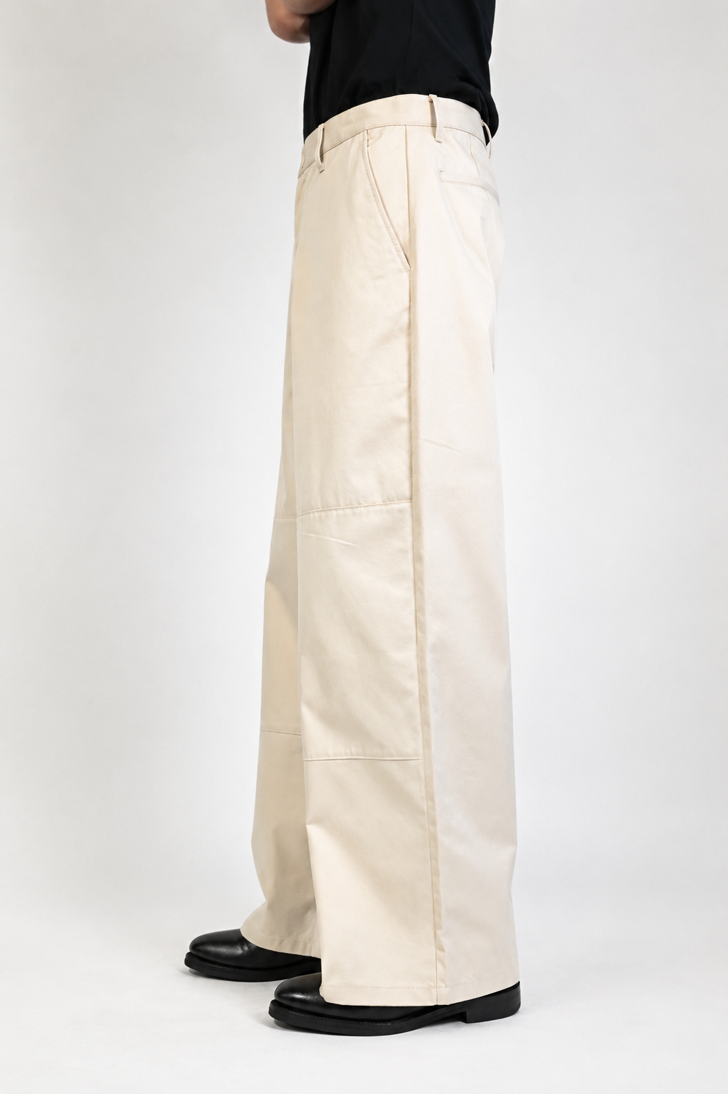 DAYCODE - UTILITY WIDE TROUSER - LT.BEIGE